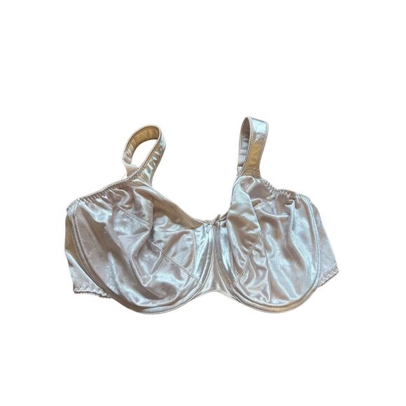 Vintage Champagne Bra Full Coverage Underwire Support Comfort Everyday - Picture 1 of 7